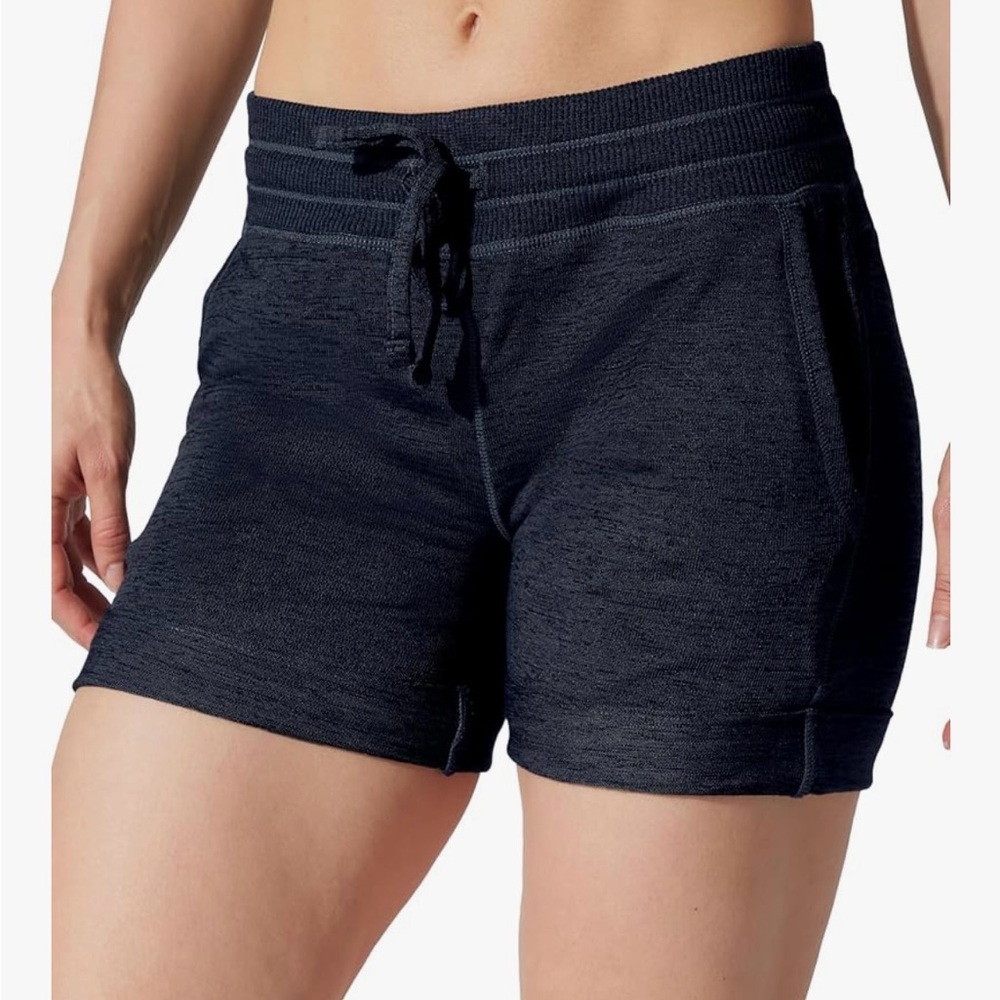 90 Degree By Reflex Dark Navy Athletic Shorts